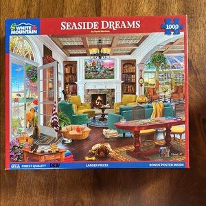 White Mountain Seaside Dreams Jigsaw Puzzle - 1000 Pieces